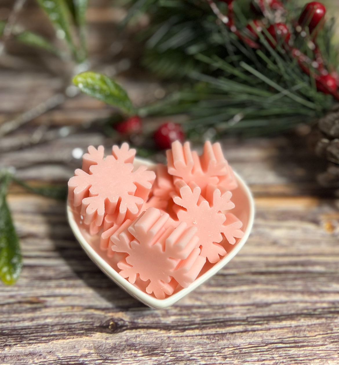 Snow Flake Mini Decorative Soaps