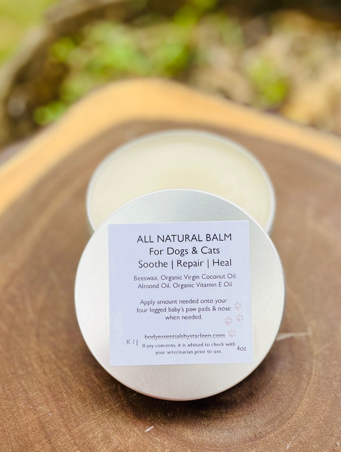 🐾 Natural Paw, Nose & Skin Balm | Dogs & Cats