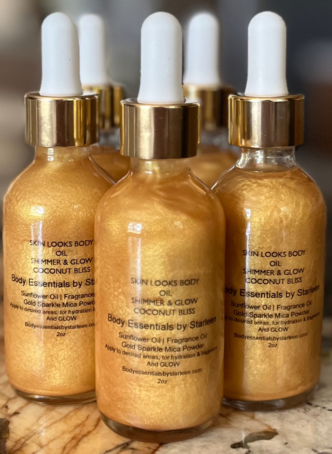 Body Oil Shimmer & Shine 2oz