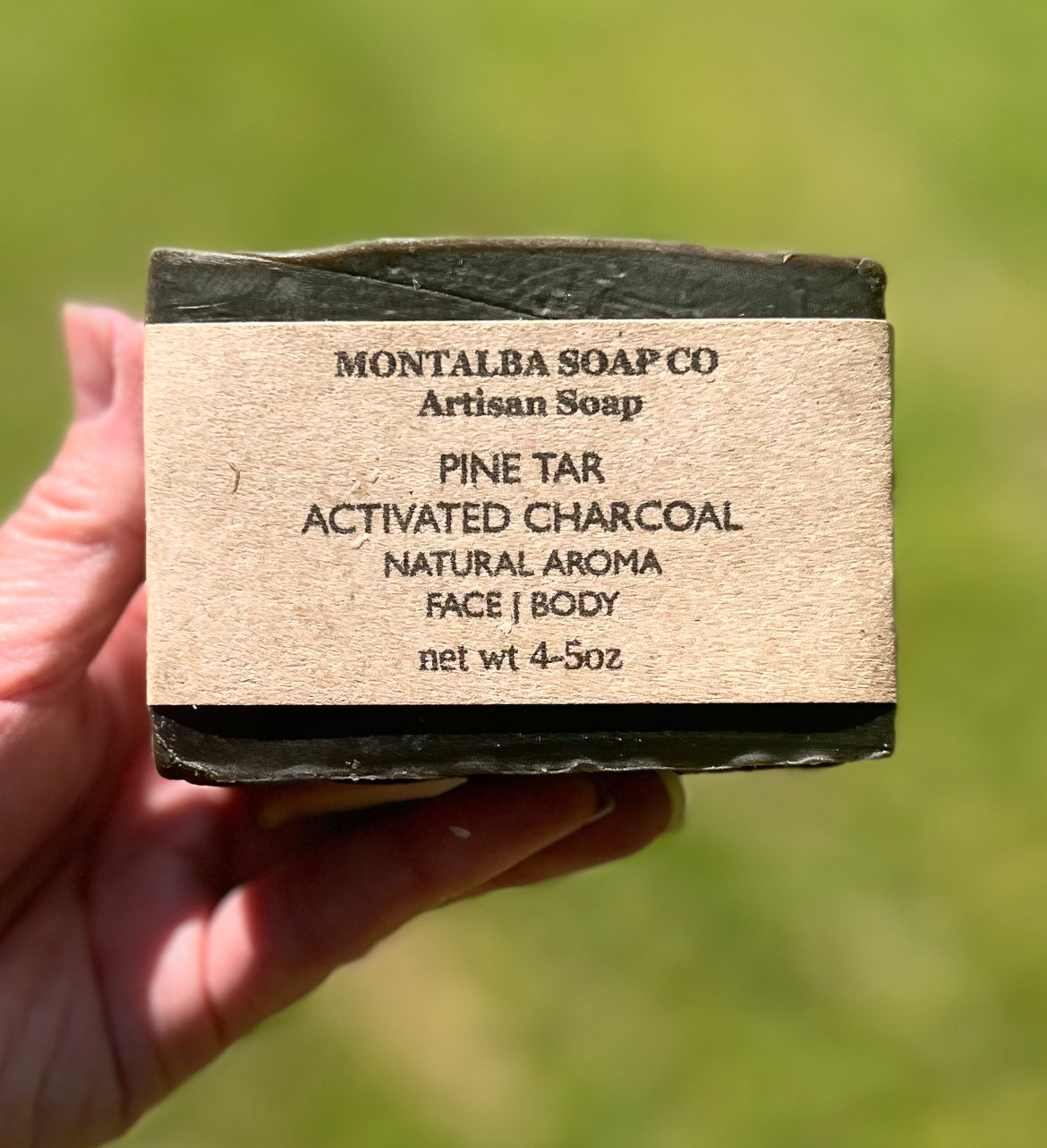Pine Tar Soap ~ Natural Aroma ~ ANTIBACTERIAL ~ FACE-BODY