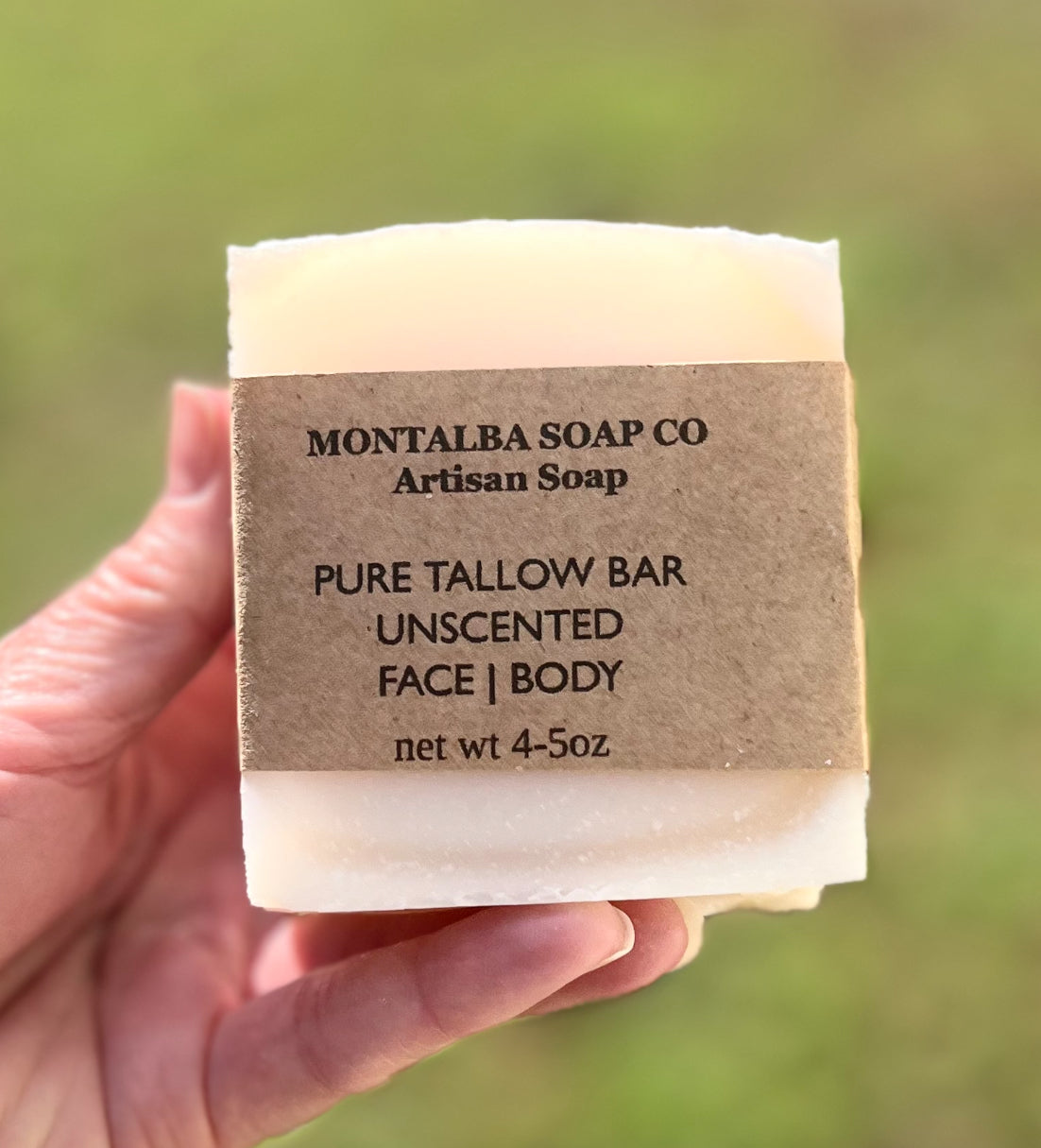 Pure Tallow Bar Face | Body ~ Natural Aroma