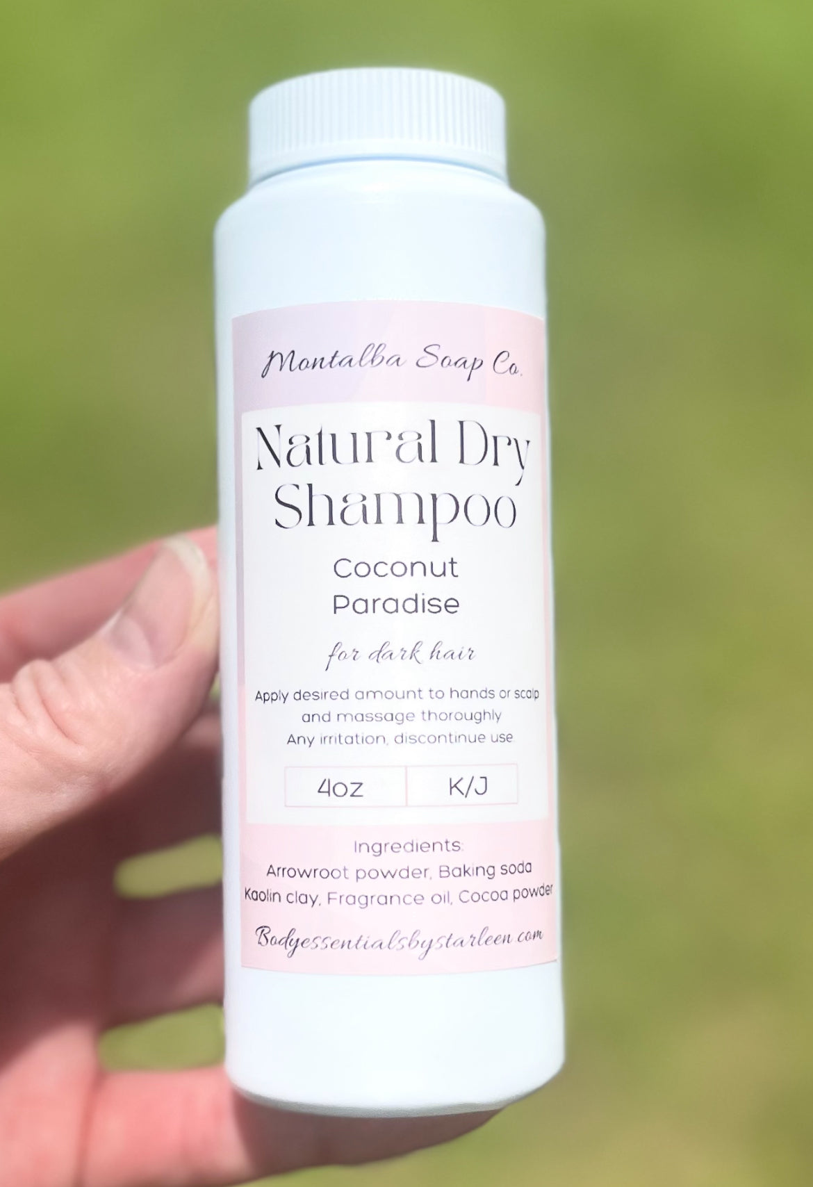 Natural Dry Shampoo ~ Coconut