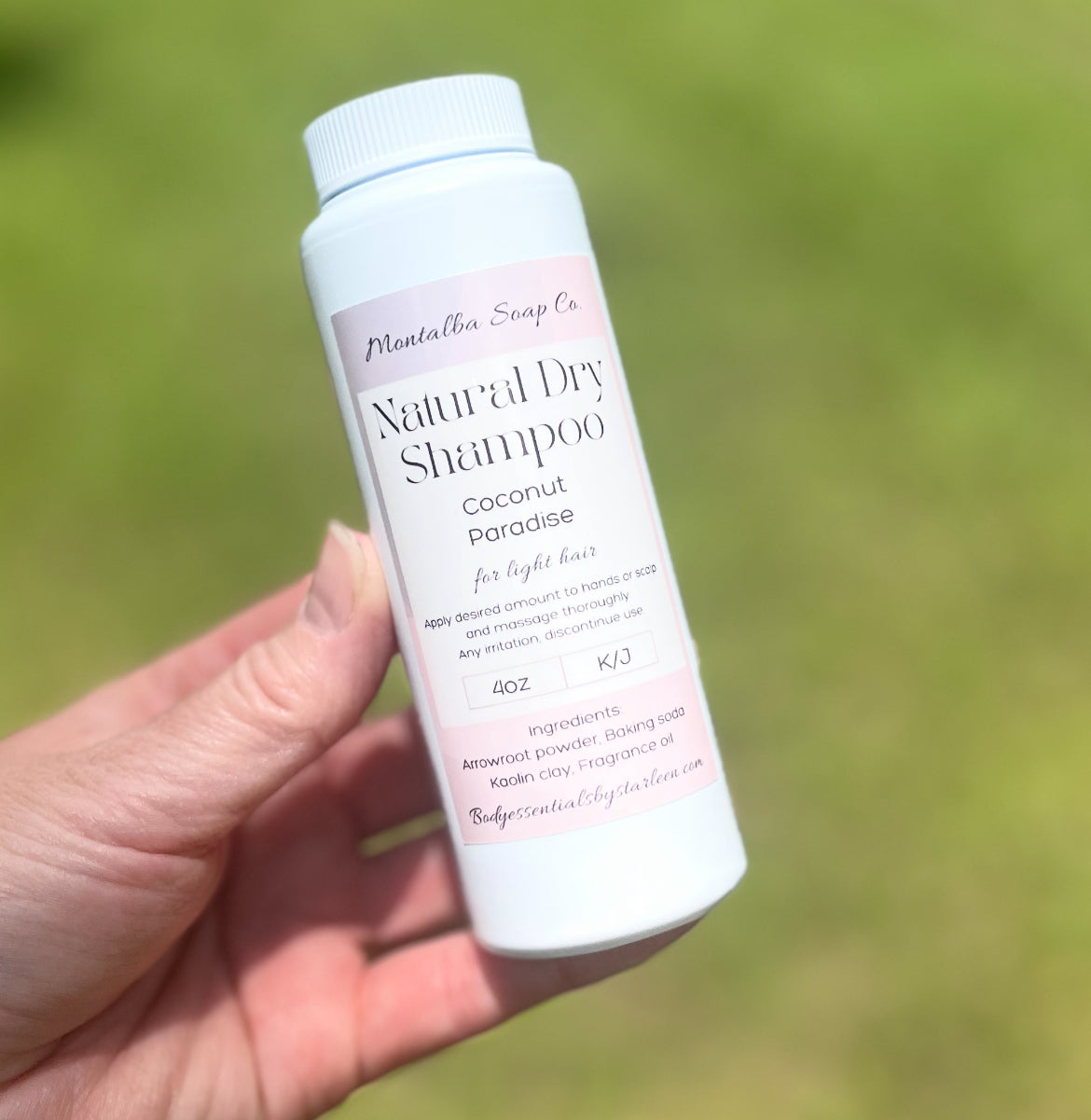Natural Dry Shampoo ~ Coconut