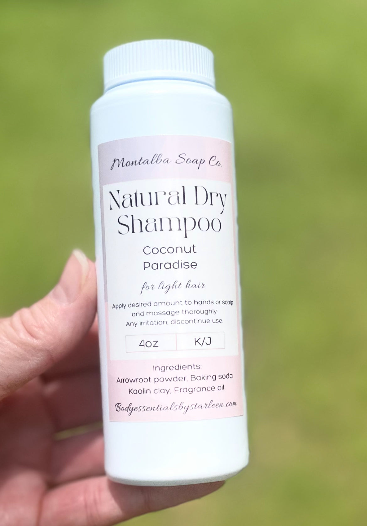 Natural Dry Shampoo ~ Coconut