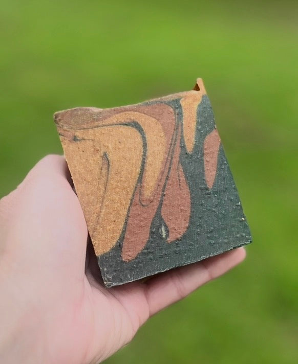 Tallow Turmeric + Rhassoul Clay + Activated Charcoal Soap Bar ⭐️Pre order ~ To be shipped week of 7/27⭐️