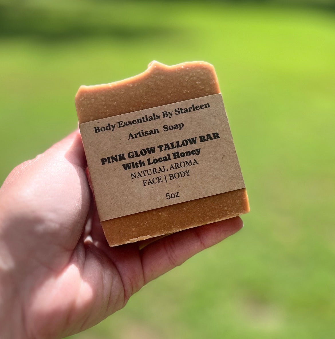 NEW ✨ Pink Glow Tallow Bar with Local Honey