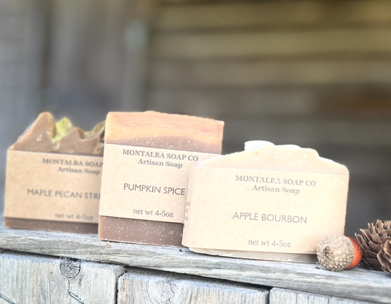 Artisan Fall Soap Set ~ 3 Bars