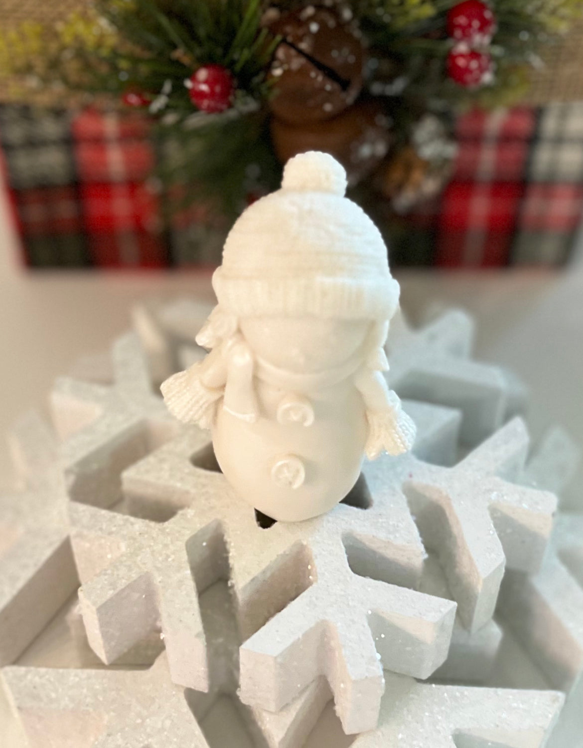 Snow Angel Decorative Soap