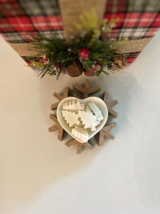 Christmas Tree Mini Soap with Dish