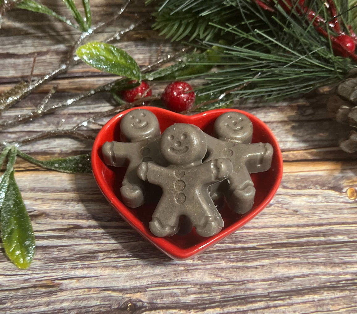 Gingerbread Mini Soap in Decorative Dish