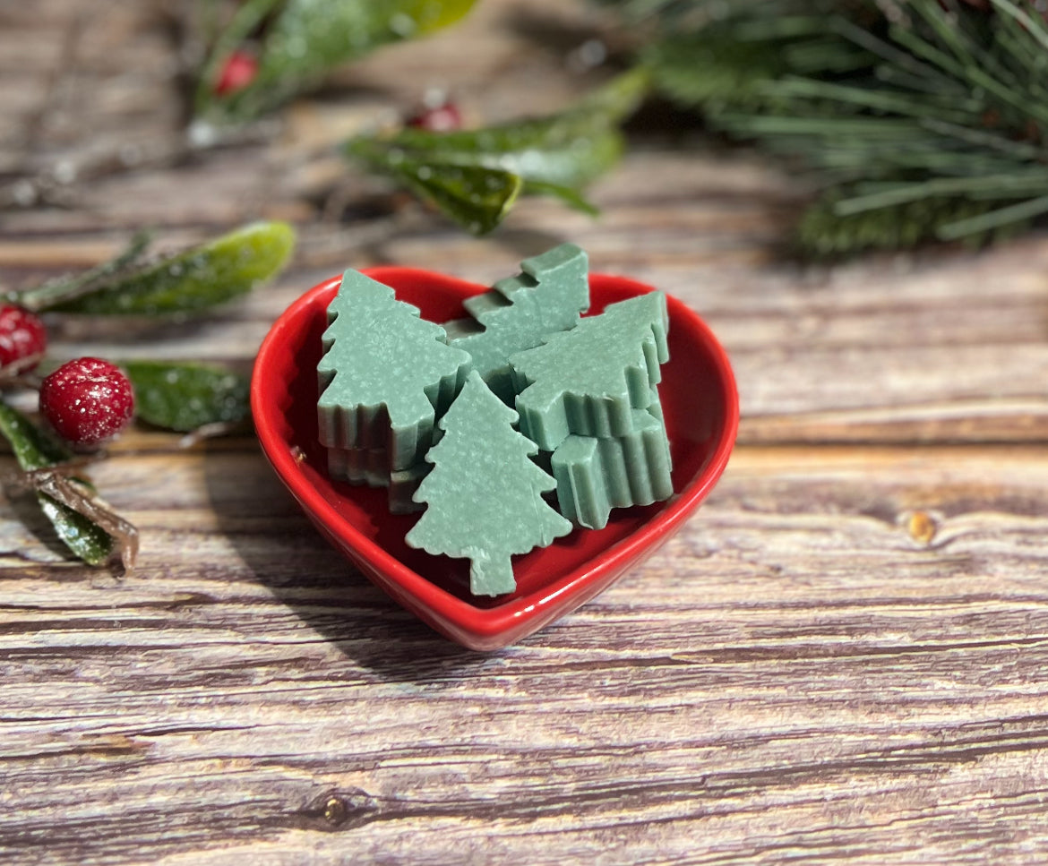 Christmas Tree Mini Soaps