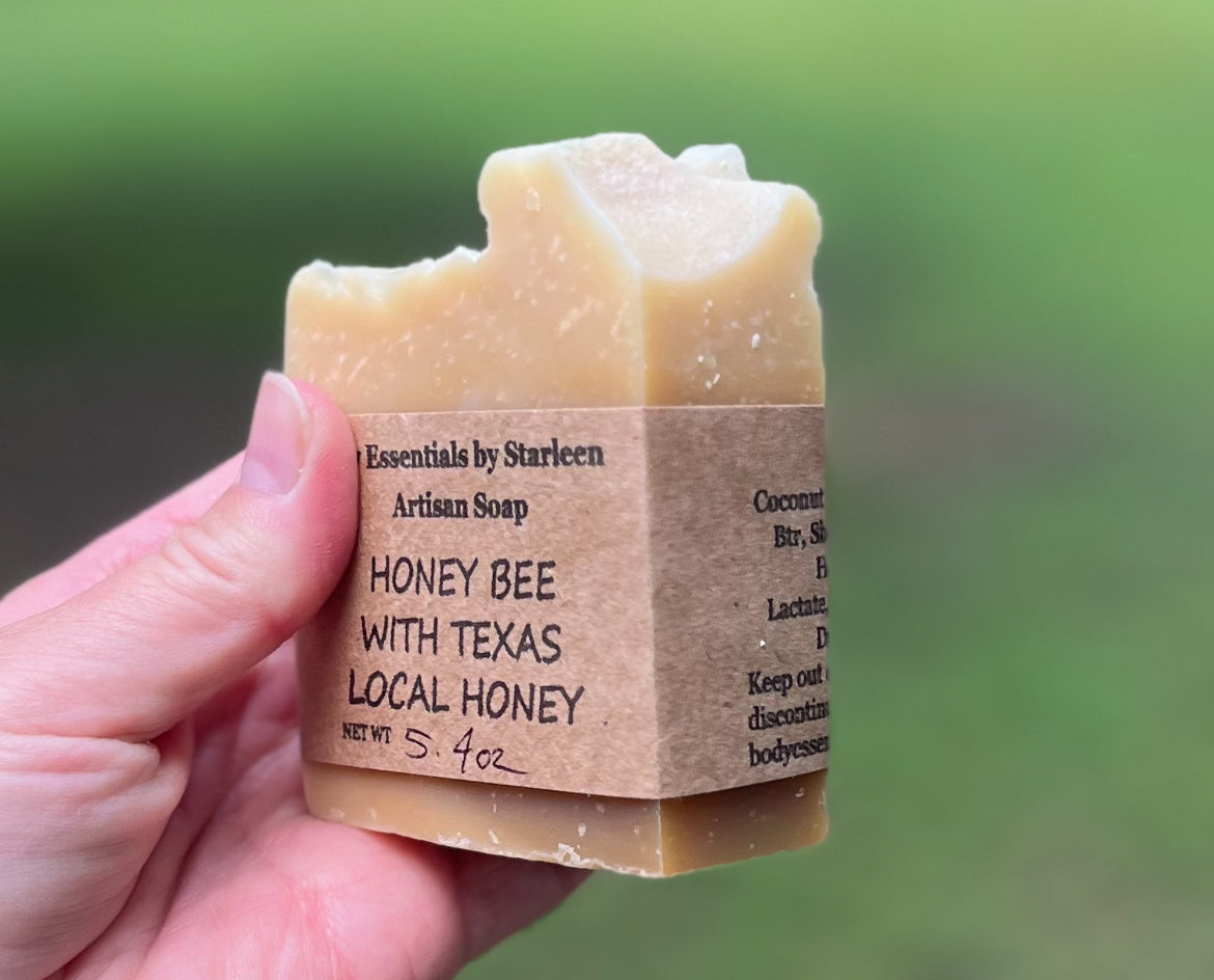 ***Honeybee Soap with Local Texas Honey