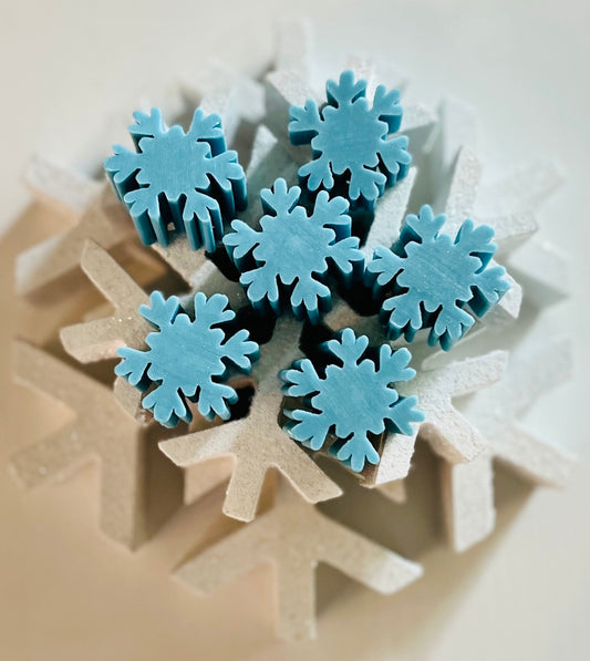 Snow Flake Mini Decorative Soaps❄️Set of 10