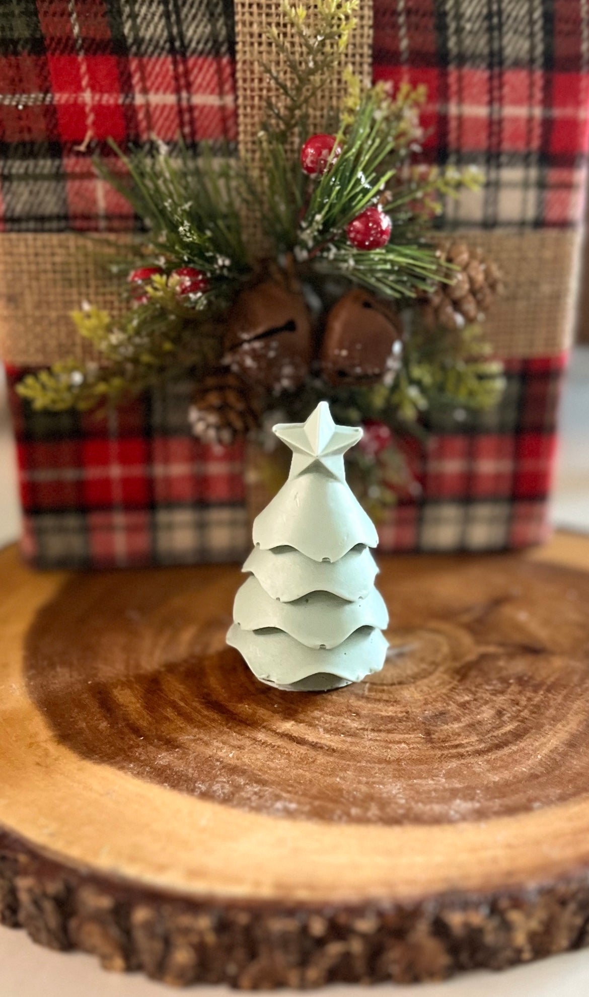 Christmas Tree and Present Decorative Soap Set