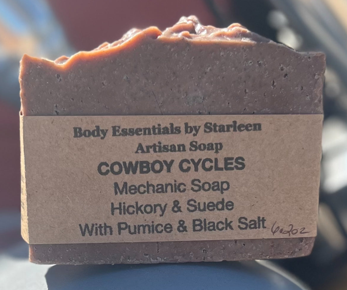 ***COWBOY CYCLES Mechanic Soap with Pumice Stone  ⭐️HAND WASH ONLY⭐️