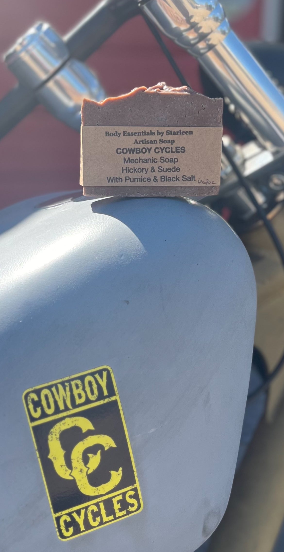 ***COWBOY CYCLES Mechanic Soap with Pumice Stone  ⭐️HAND WASH ONLY⭐️