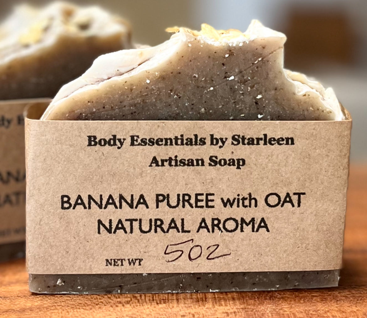 ****Banana Puree & Ground Oat ~ Natural Aroma