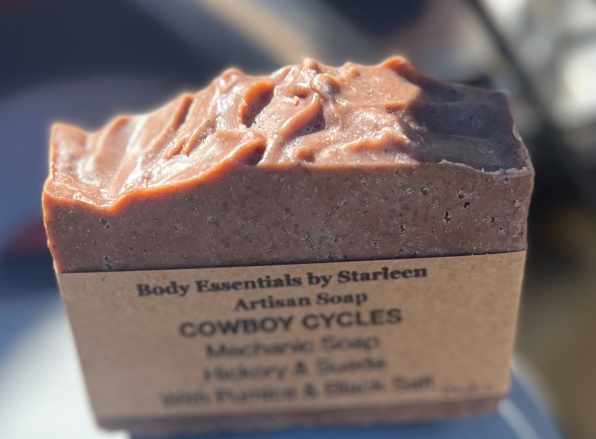 ***COWBOY CYCLES Mechanic Soap with Pumice Stone  ⭐️HAND WASH ONLY⭐️