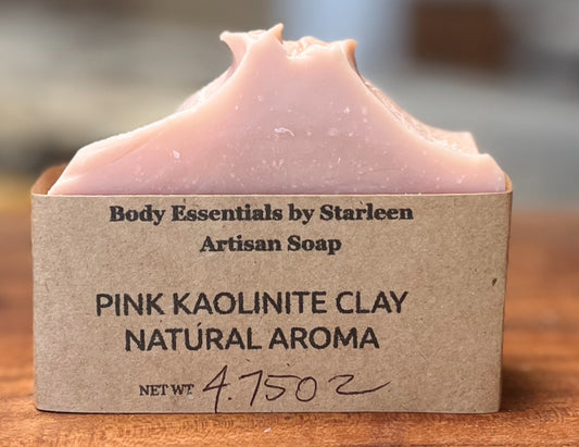 ***Pink Kaolinite Clay ~ Unscented ~ Face/Body 5+oz