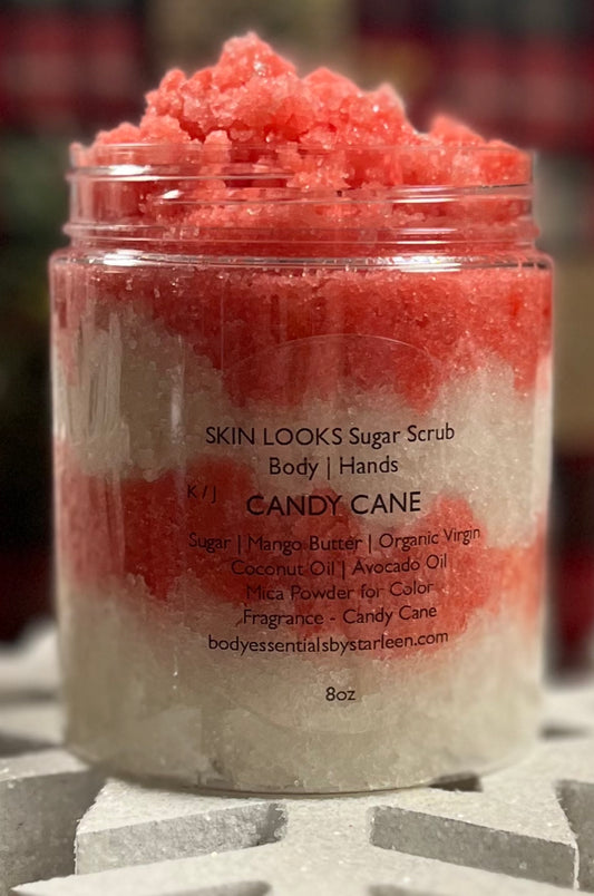 Candy Cane Sugar Scrub