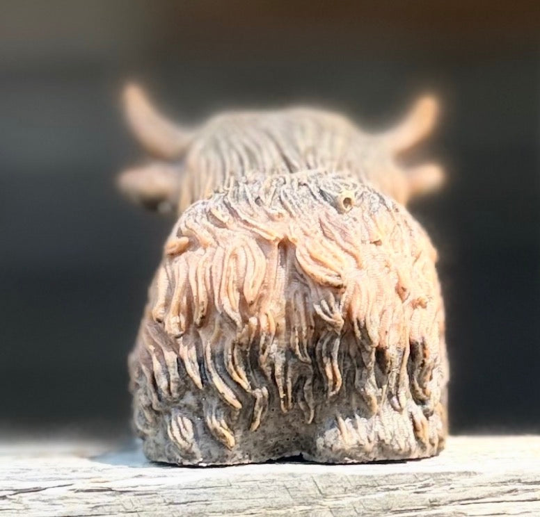 Highland Cow ~ Pumpkin Spice with Coffee Grounds