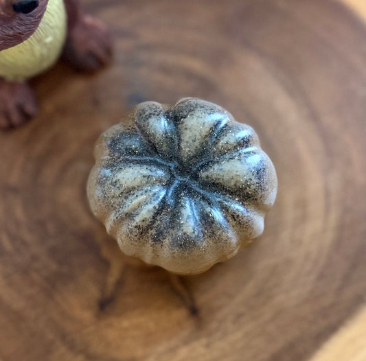 Pumpkin Spice with Coffee Grounds 3D Shaped Soap
