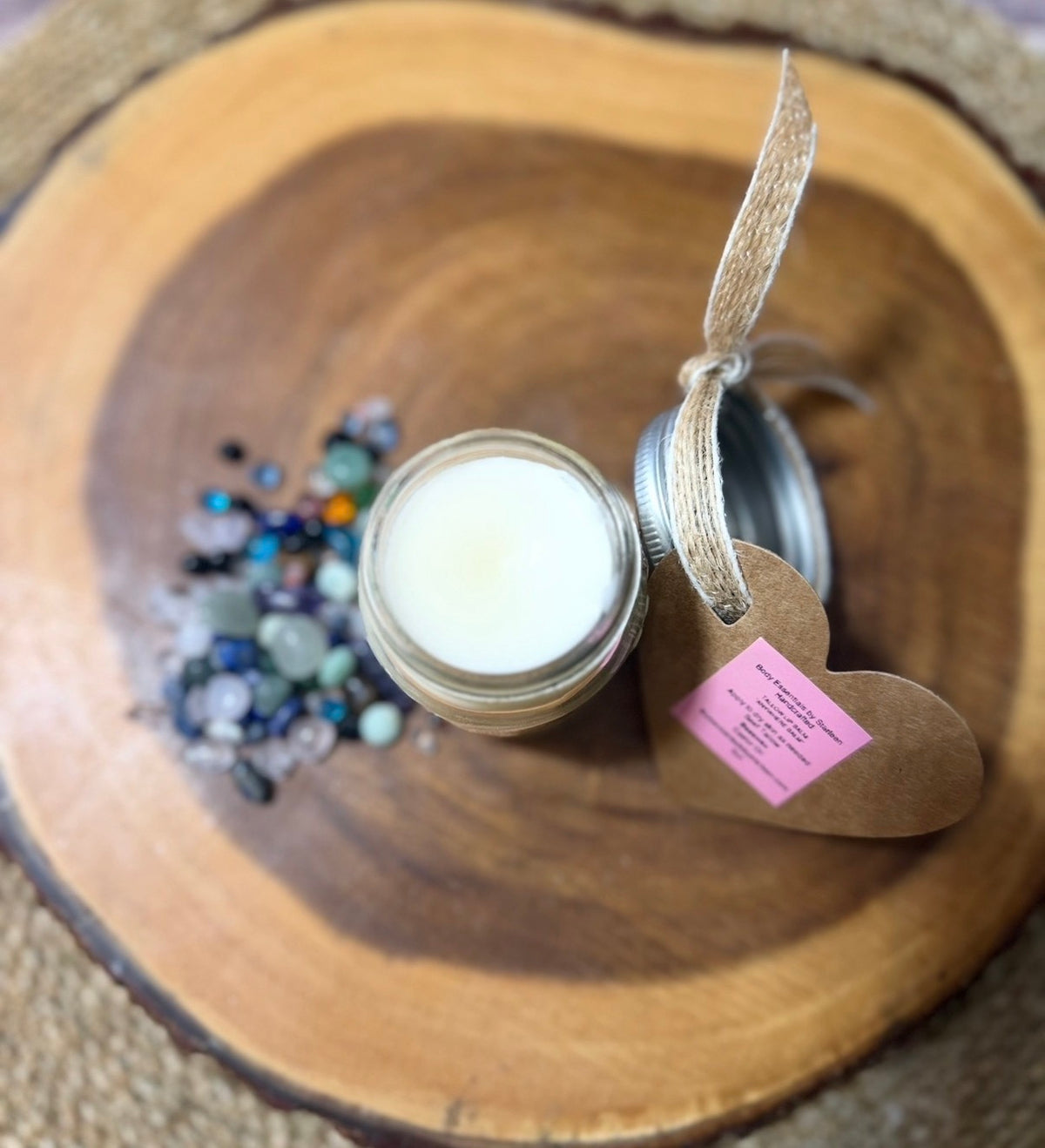 Natural Aroma Tallow Lip Balm | Anywhere Balm ~ In Mason Jar