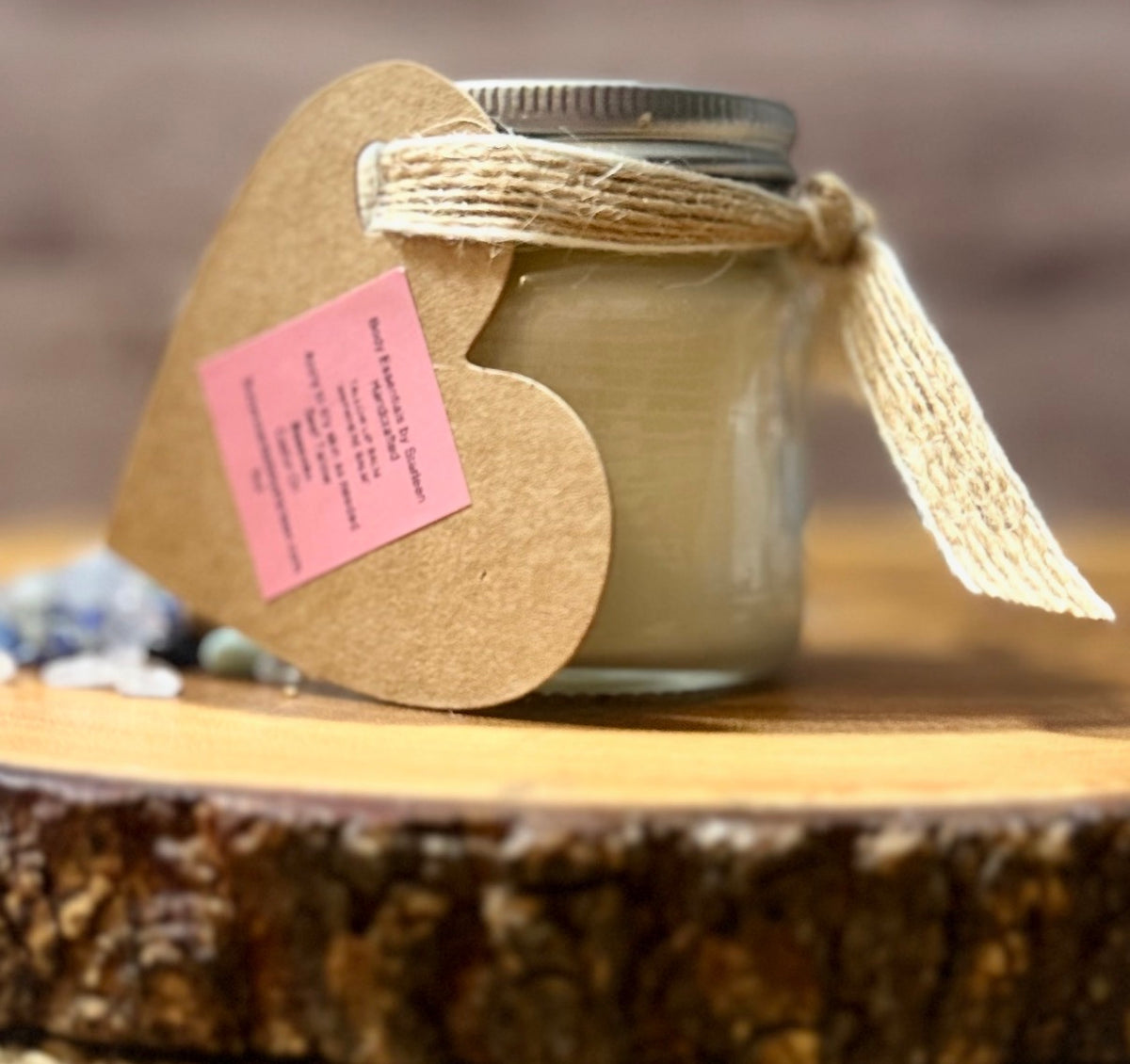 Natural Aroma Tallow Lip Balm | Anywhere Balm ~ In Mason Jar