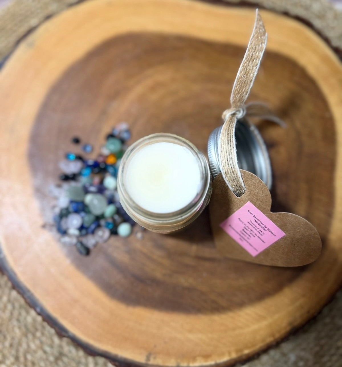 Natural Aroma Tallow Lip Balm | Anywhere Balm ~ In Mason Jar