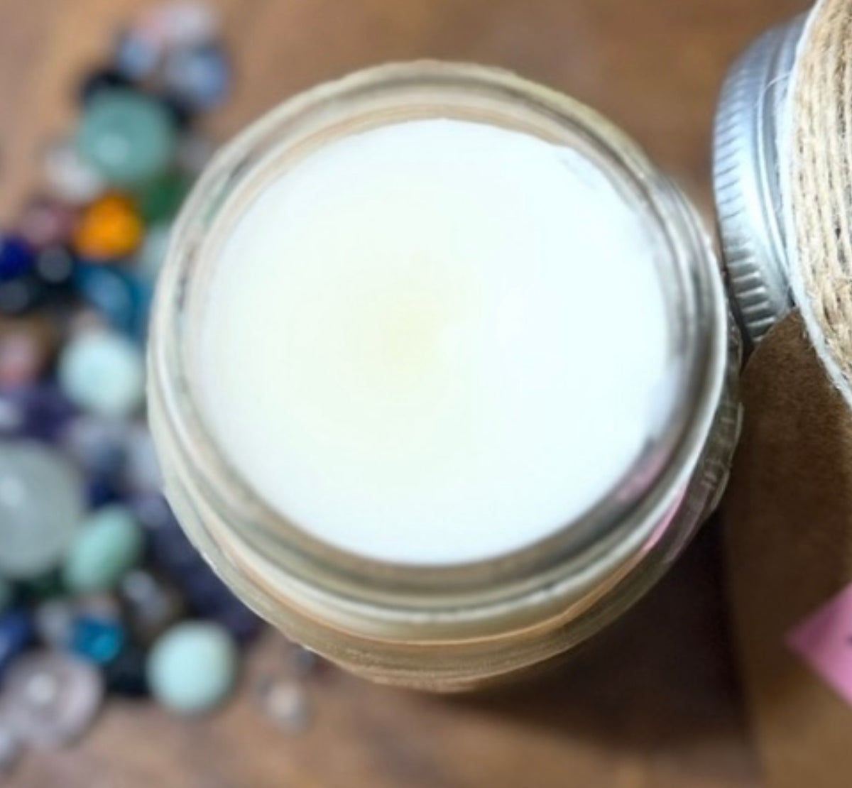 Natural Aroma Tallow Lip Balm | Anywhere Balm ~ In Mason Jar
