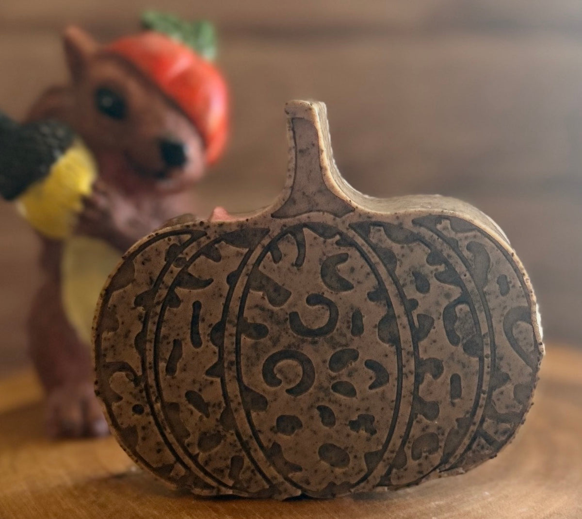 Pumpkin Spice with Coffee Grounds ~ Decorative Soap