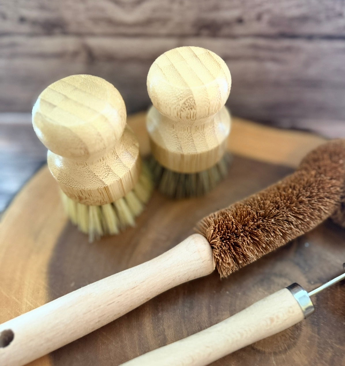 4-Piece Kitchen + Dish Cleaning Brush Set