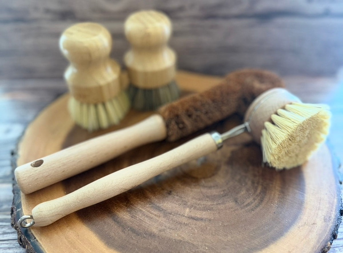 4-Piece Kitchen + Dish Cleaning Brush Set