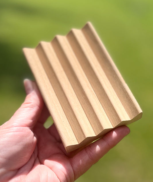 Natural Wood Soap Dish Tray