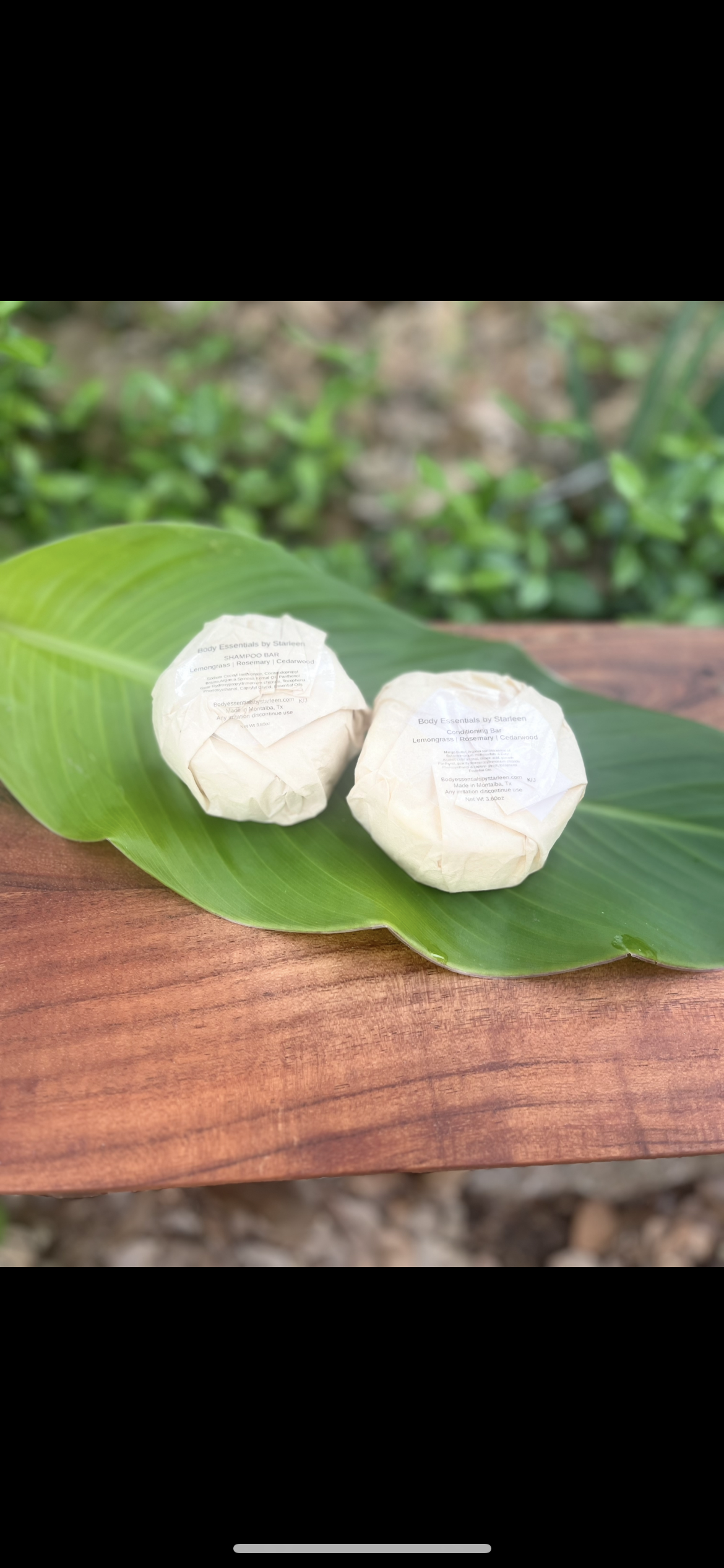 Shampoo & Conditioner Bar Set ~  Zero Waste Hair Care