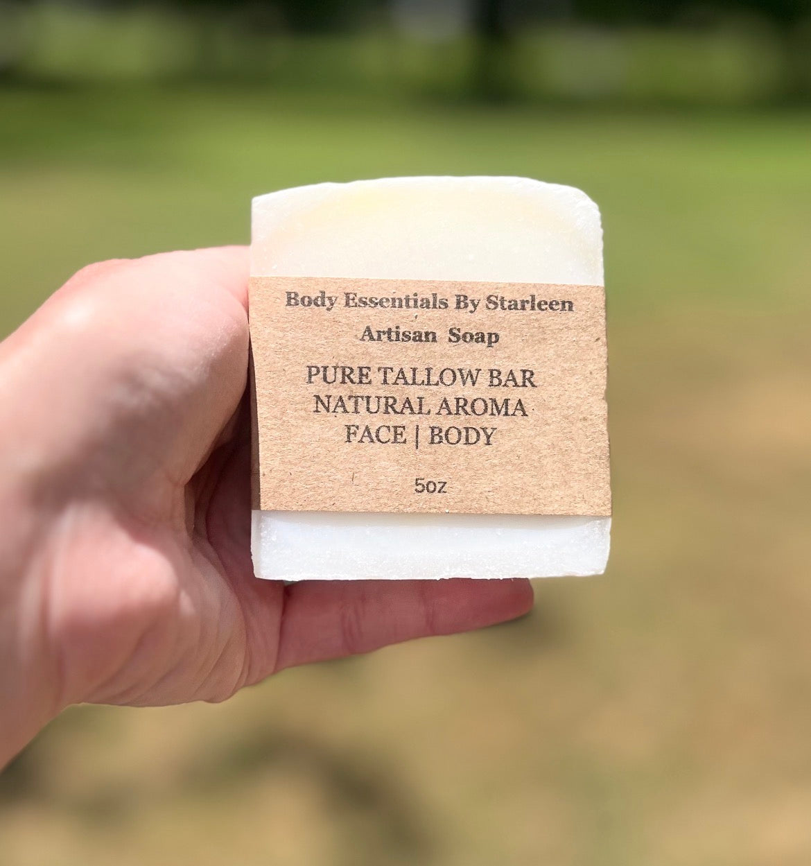 Pure Tallow Bar Face | Body ~ Natural Aroma