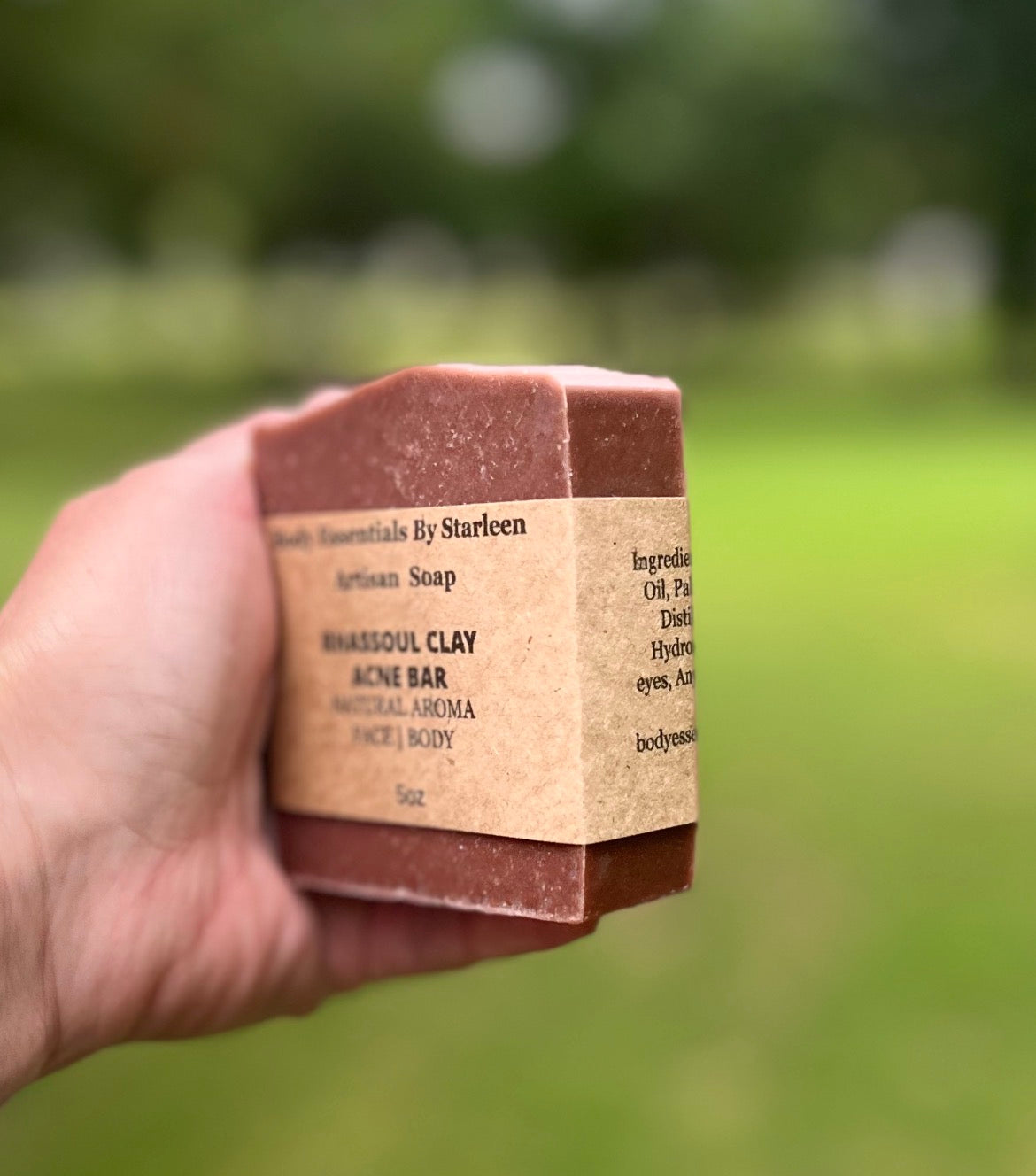 Rhassoul Clay Soap | Purifying Clay Bar