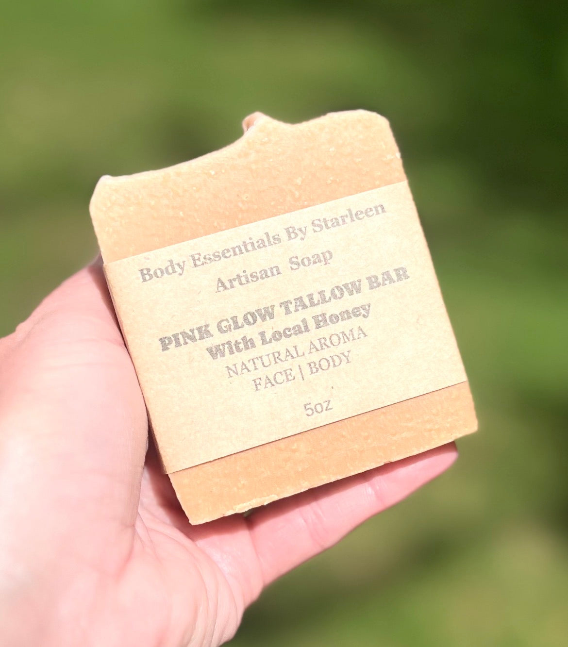 NEW ✨ Pink Glow Tallow Bar with Local Honey