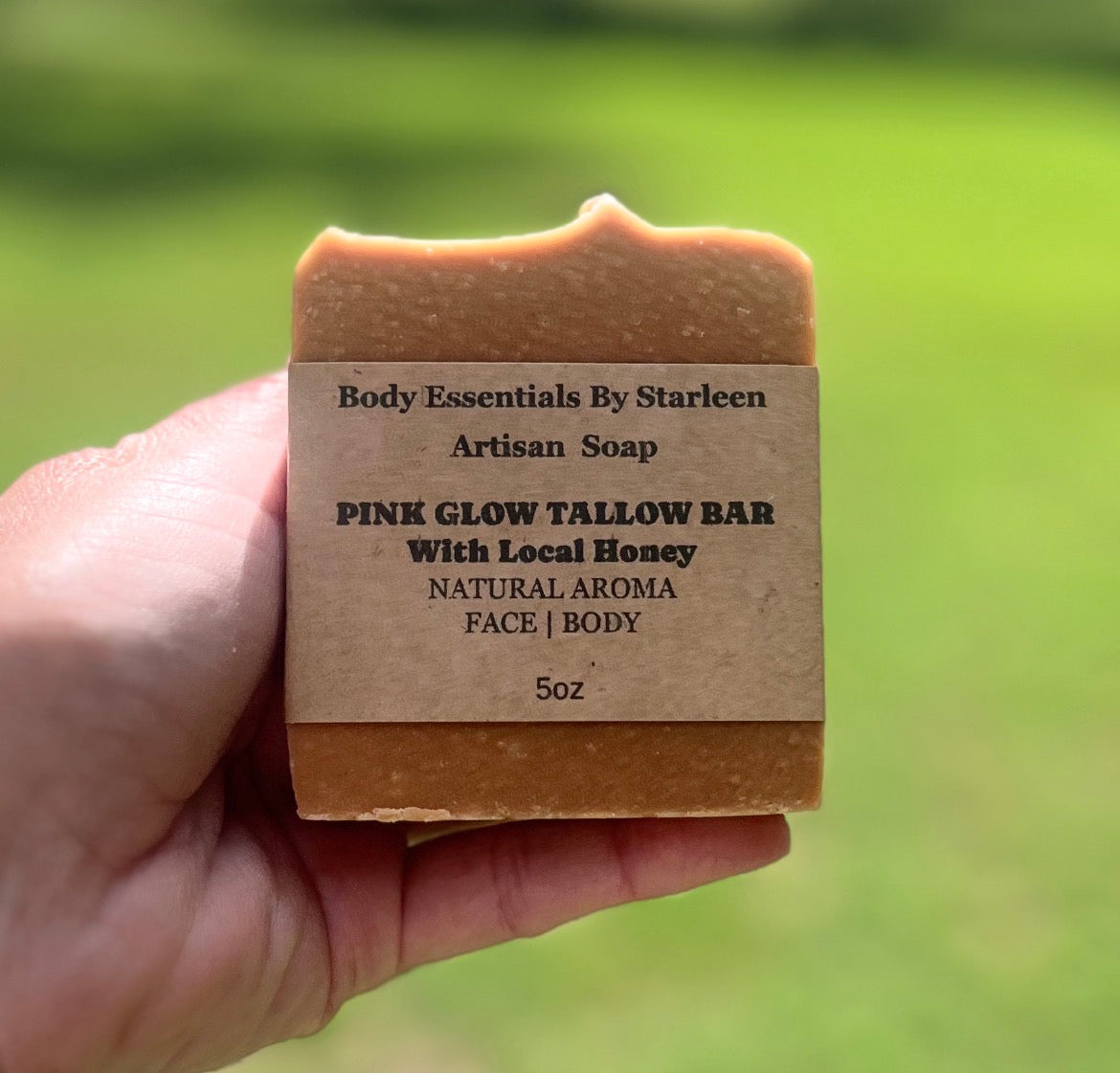 NEW ✨ Pink Glow Tallow Bar with Local Honey