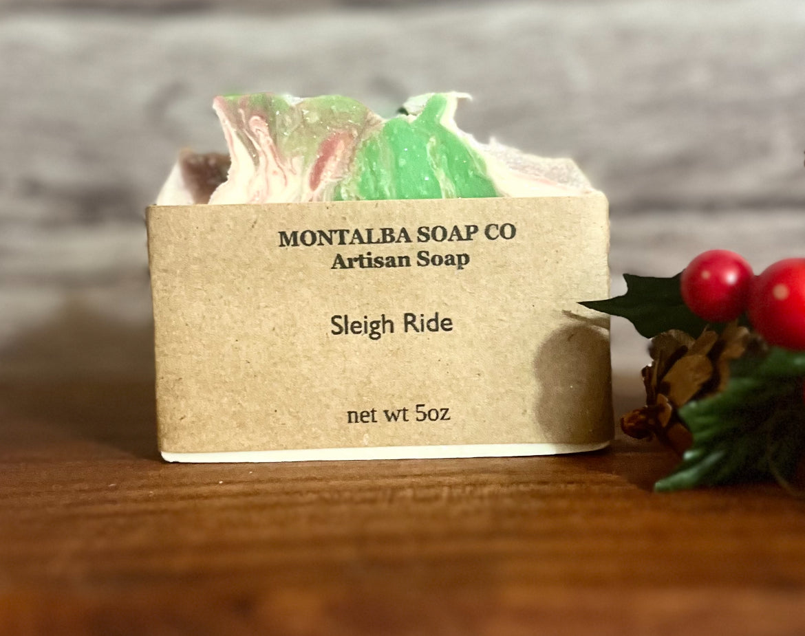 6 Artisan Soap Bars from our Christmas Collection